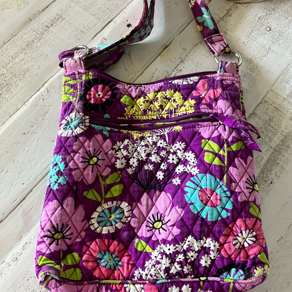 Vera Bradley Crossbody Hipster in Flutterby Pattern